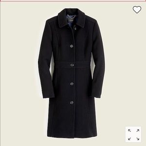 J.crew lady day coat NWT 00P black